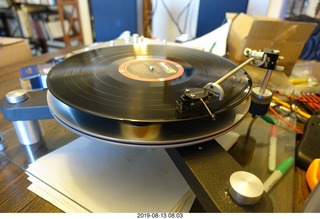 sort-of working Transcriptor turntable with Vestigal tonearm and Ortofon cartridge