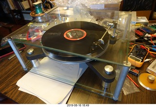 Transcriptor Skeleton turntable with Vestigal tonearm