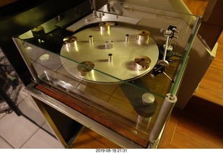 118 a0g. Transcriptor Skeleton Turntable and Vestigal Tonearm