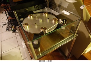 119 a0g. Transcriptor Skeleton Turntable and Vestigal Tonearm