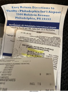 thrifty car rental papers