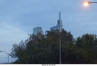 Philadelphia West River Drive - skyline over trees