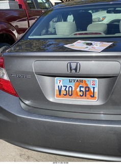 Bryce Canyon - rental car