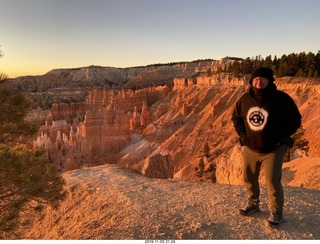 Bryce Canyon sunrise + Adam