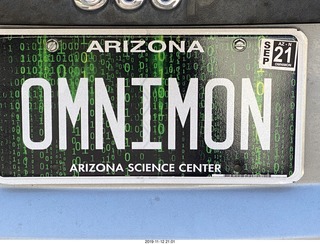 license plate OMNIMON