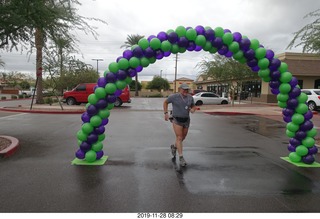 NH2T Turkey Trot - Adam finishing the mile