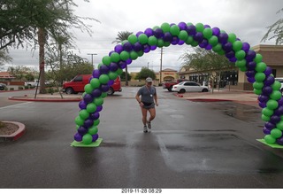 `NH2T Turkey Trot - Adam finishing the mile