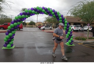 NH2T Turkey Trot - Adam finishing the mile