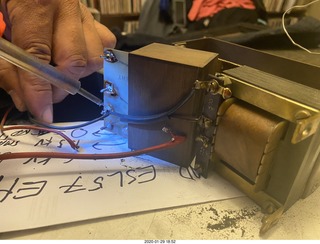 Quad ESL repair, replacing EHT power-supply board