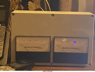 Quad ESL repair, replacing EHT power-supply board - peak voltmeters I made years ago