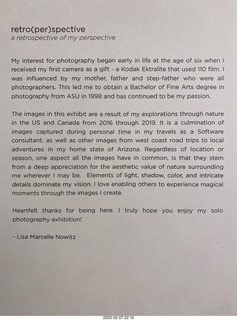 Lisa Marcelle Nowitz photo gallery show