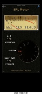 Scottsdale Philharmonic max volume 108 dB SPL