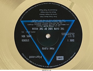 gold record (fake) Dark Side of the Moon