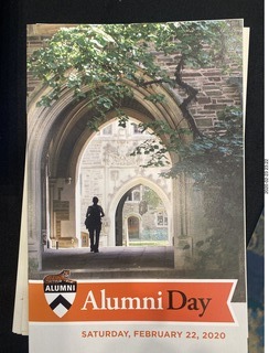 Princeton University Alumni Day - program