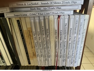 my tapes on the shelf