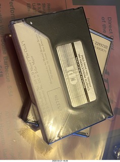 cassette suitcase open