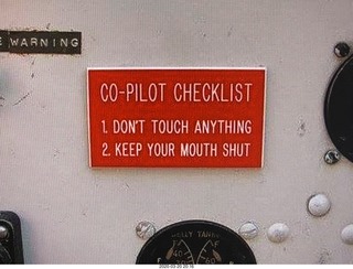 CO-PILOT CHECKLIST