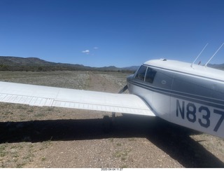 1868 a0q. Double Circle airstrip N8377W