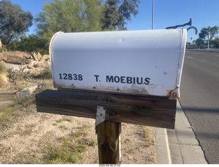 Scottsdale Road T MOEBIUS mailbox