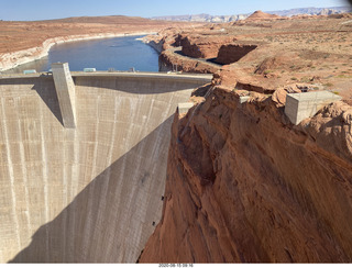 aerial - Glen Canyon Dam