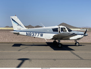 Adam flying N8377W over the Grand Canyon