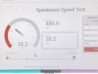 Speakeasy Speed test