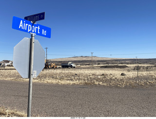 Springerville Airport run - Airport Road