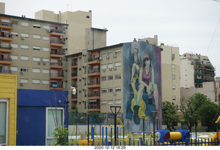 190 a0y. Argentina - Buenos Aires tour - mural