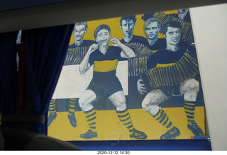 194 a0y. Argentina - Buenos Aires tour - soccer spoof mural