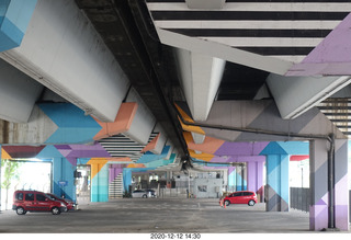 Argentina - Buenos Aires tour - colorful underpass