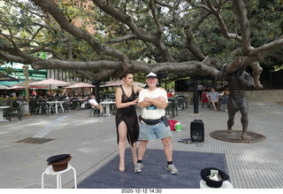 Argentina - Buenos Aires tour - tango dancers + Adam