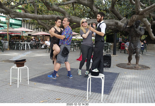 Argentina - Buenos Aires tour - tango dancers + Adam