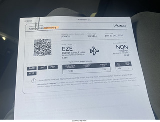 21 a0y. EZE-NQN boarding pass