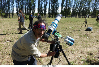 Argentina Eclipse Day - eclipse site run