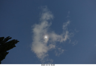 Argentina Eclipse Day - total solar eclipse in cloud (one of two best)