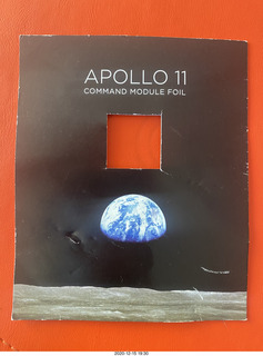 Apollo 11 piece of heat shield cardboard