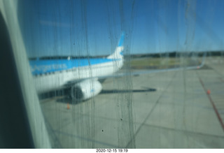 43 a0y. Argentina - Neuquen airport (NQN) - our jet (blurry)