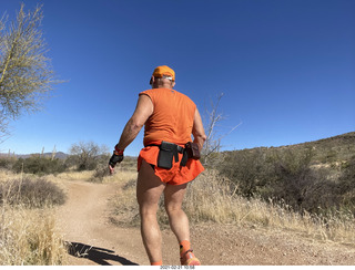 3322 a10. NH2T hike Browns Ranch - Adam running