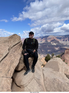 Olga, Anthony, and Adam at Grand Canyon