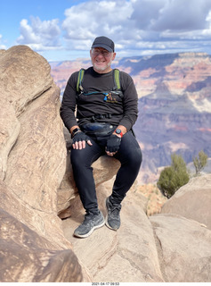 Adam at Grand Canyon