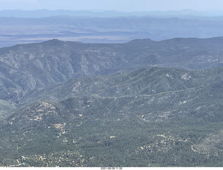 aerial mountains