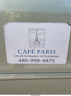 Carolyn's Cafe Paris sticker