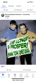 Live Long and Prosper - Shana Tova Umetuka!