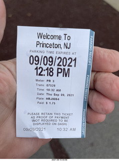 Redbanc receipt for friends in red bank, new jersey