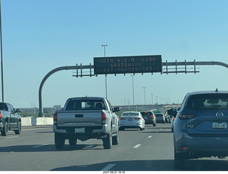 highway sign JOIN 4.1 MILLION ARIZONANS GET VACCINATED