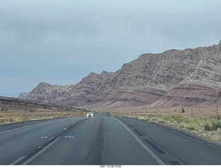 55 a18. drive to Marble Canyon - power lines