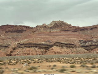 56 a18. drive to Marble Canyon - power lines