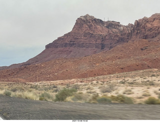 58 a18. drive to Marble Canyon - power lines