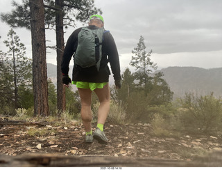 225 a18. Grand Canyon North Rim - Widforss Trail - vista view - Adam back