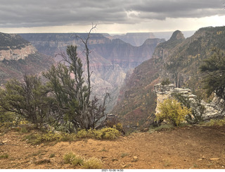 250 a18. Grand Canyon North Rim - Widforss Trail - vista view